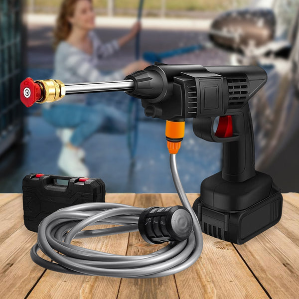 48V Car washing Kit, Portable Pressure Washer with, Rechargeable | Cordless Pressure Washer Gun | Handheld Pressure Washer for Car | Car Washer Gun (Type 1- Single Battery) - Image 8