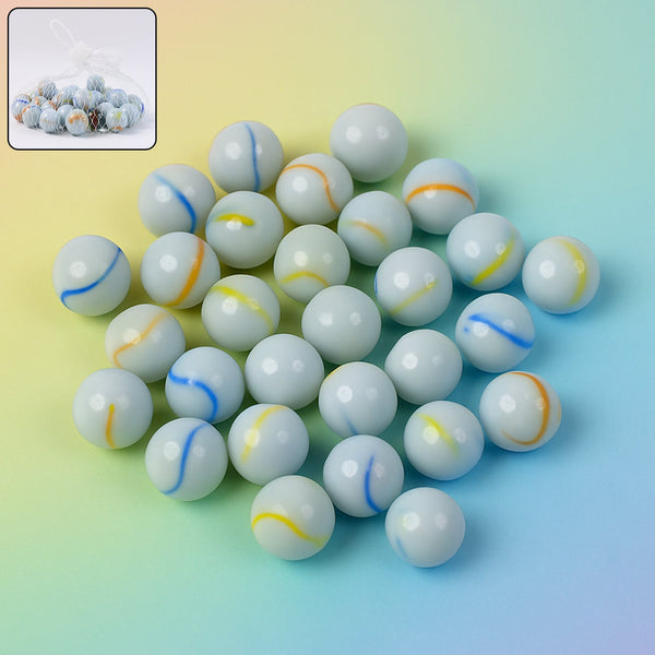 Classic Glass Marbles Pack of Approx 30 Pc - Image 9