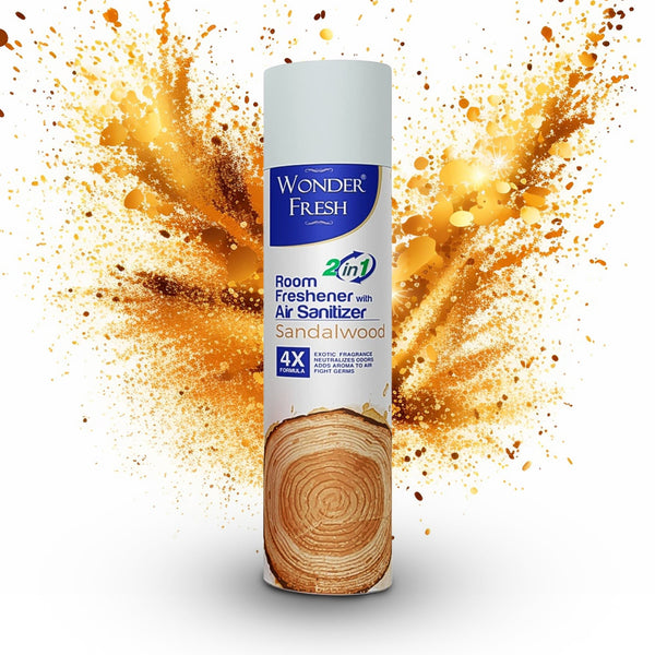 Fresh Air Freshener Spray, Sandalwood Fragrance | Long Lasting Fragrance for Home & Office (Mix Fragrance / 125 Gm) - Image 8