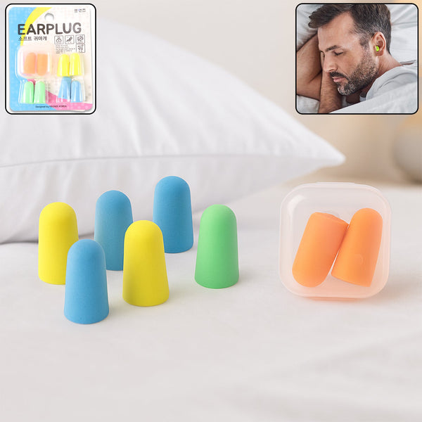 Soft Foam Noise-Cancelling Earplugs 4 pairs - Image 10