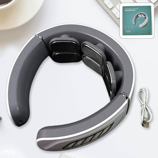 6 Heads Smart Electric Neck and Back Pulse Massager Wireless (1 Pc) - Image 10