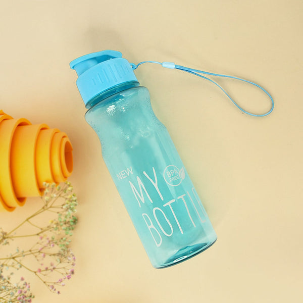 BPA-Free Plastic Sports Water Bottle (Approx. 400 ML / 1 Pc) - Image 3