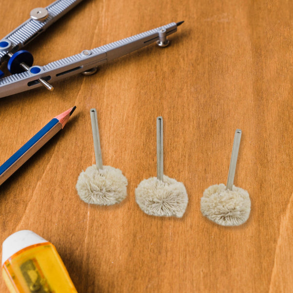 Cotton Polishing Buffing Wheel for Dremel Polishing Kit (3 Pc Set) - Image 6
