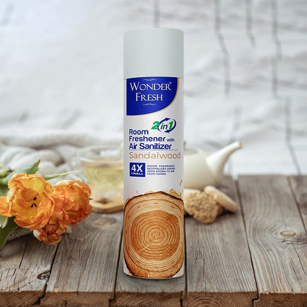 Fresh Air Freshener Spray, Sandalwood Fragrance | Long Lasting Fragrance for Home & Office (Mix Fragrance / 125 Gm) - Image 3