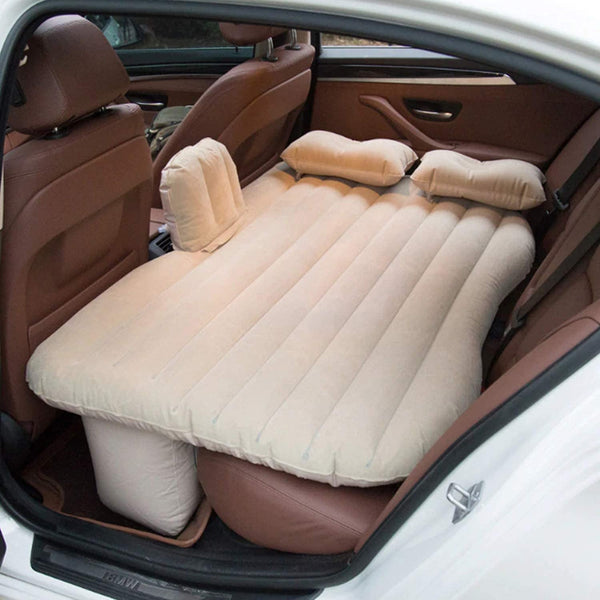 Comfy Car Camping: Inflatable Bed with Pillows & Pump (Portable) - Image 10