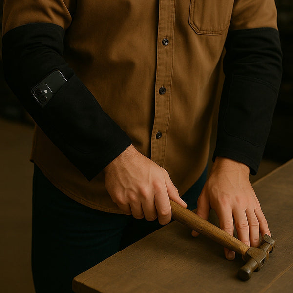 Protective Arm Sleeves with Elbow Padding – 1 Pair Safety Work Arm Cover - Image 5