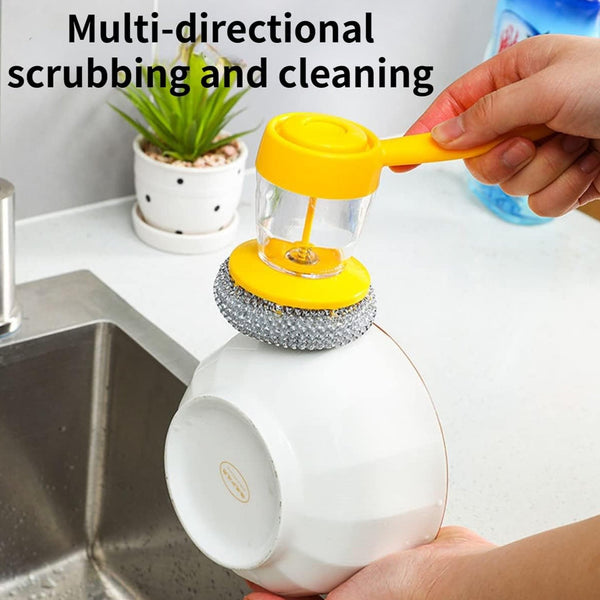 Handheld Soap Dispenser with Scrub (1 Set) - Image 8