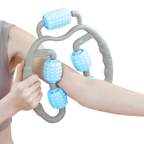 Muscle Massage Roller for Leg Soreness & Relaxation (5 Wheels, 1 Pc) - Image 4