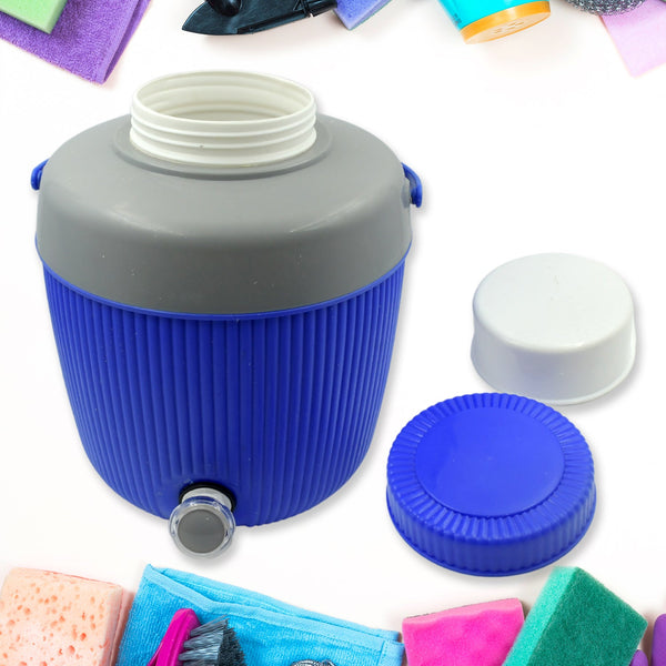 Insulated Water Jug, Insulated Plastic Water Jug with a Sturdy Handle, Water Jug Camper with Tap Plastic Insulated Water Storage Cool Water Storage for Home & Travelling (6000 ML) - Image 3