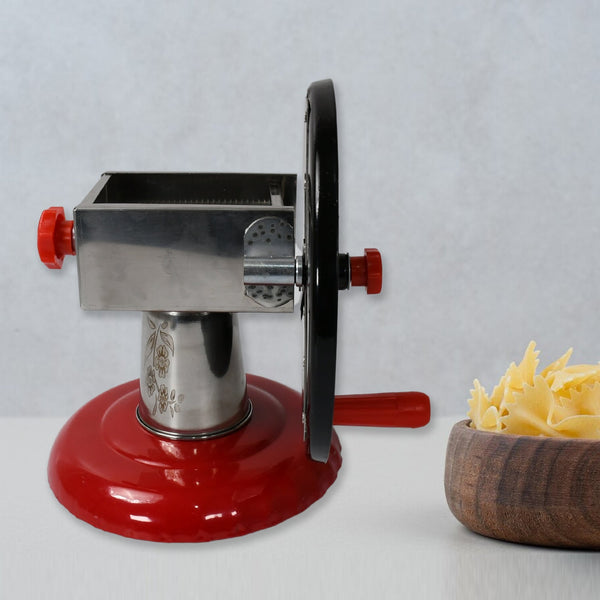 Stainless Steel Chips Maker and Vegetable Slicer for Kitchen Potato Slicer Graters and Chippers. Chips Maker is Suitable for Vegetable Cuttings. Chips Maker Consist Hard Coated Iron Wheel and Stand - Image 4