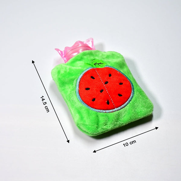 Watermelon small Hot Water Bag with Cover for Pain Relief, Neck, Shoulder Pain and Hand, Feet Warmer, Menstrual Cramps. - Image 3