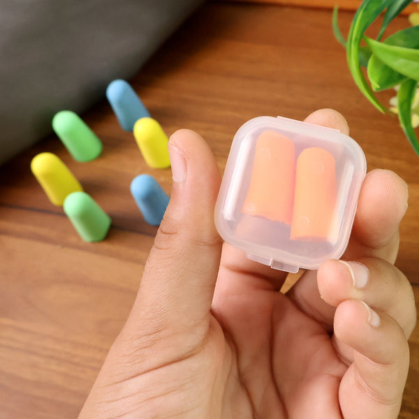 Soft Foam Noise-Cancelling Earplugs 4 pairs - Image 3