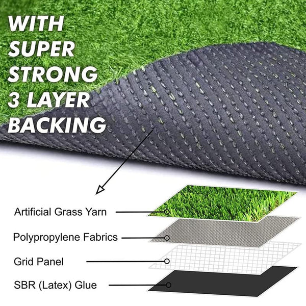 Artificial Grass Mat for Balcony or Doormat, 58x38cm - Image 5