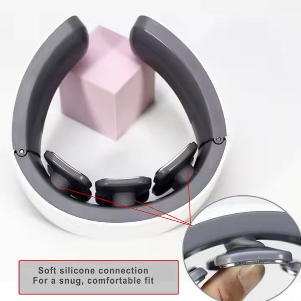 6 Heads Smart Electric Neck and Back Pulse Massager Wireless (1 Pc) - Image 8