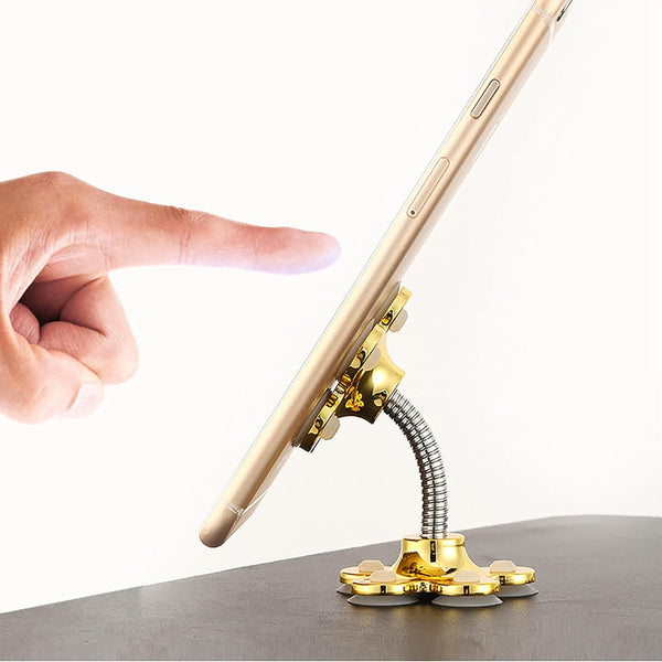 Phone Holder, 360°Rotatable Phone Stand Multi-Function Double-Sided Suction Cup Mobile Phone Holder vip stand( MOQ :- 6 Pc ) - Image 5