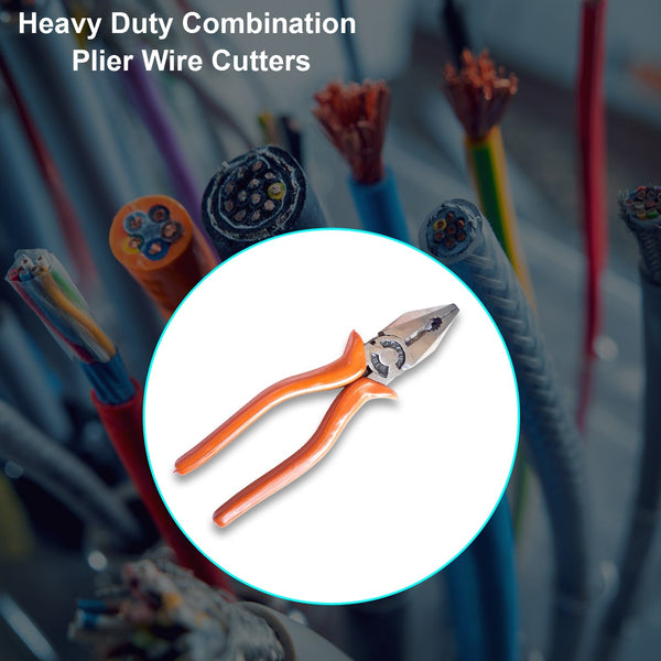 Heavy Duty Combination Plier Wire Cutters - Image 4