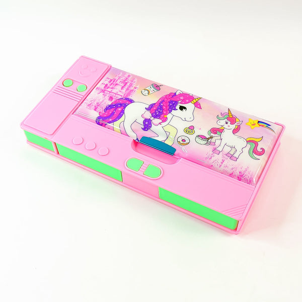 Multi Purpose Gadget Jumbo Pencil Box Compass Jumbo 2 Side Slot Geometry Box Compass Use School , Traveling & Studio - Image 4