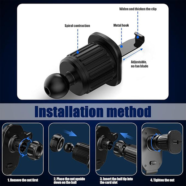 Universal Air Vent Gravity Car Phone Holder Mount (1 Set) - Image 5