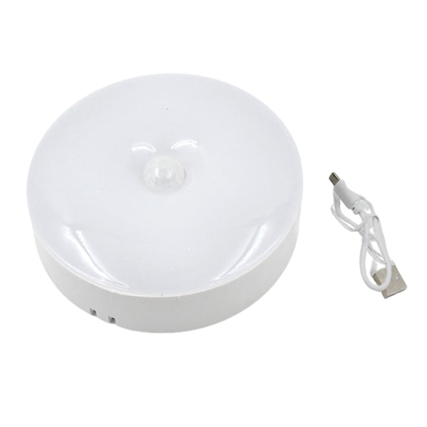 Round Shape 8 LED Motion Sensor Induction Led Light (1 Pc) - Image 6