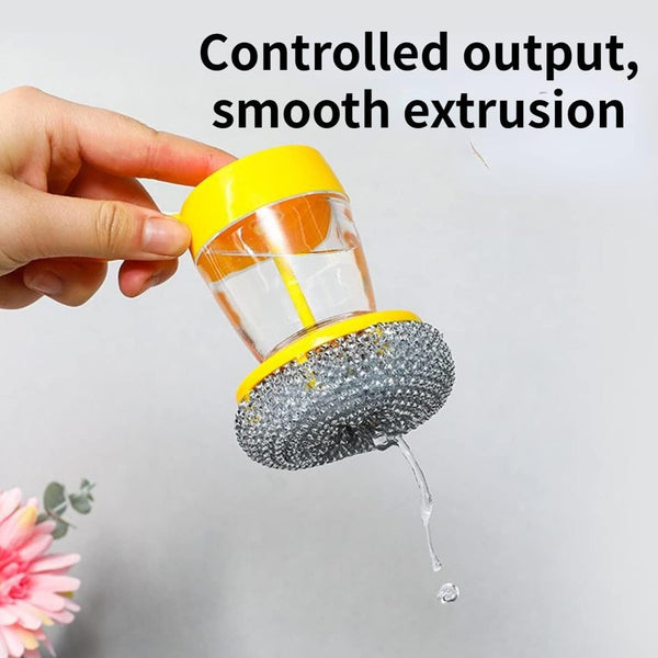 Handheld Soap Dispenser with Scrub (1 Set) - Image 3