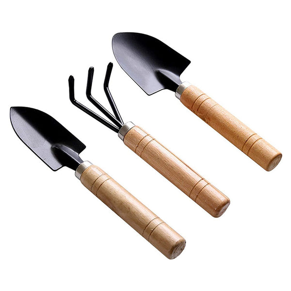 Small sized Hand Cultivator, Small Trowel, Garden Fork (Set of 3) - Image 8