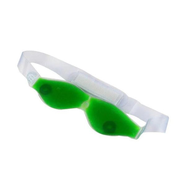 Cold Eye Mask with Stick-on Straps (Green) - Image 4