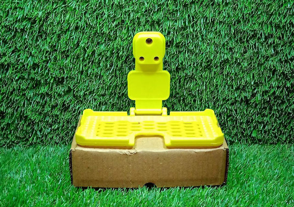 Multi-Purpose Wall Holder Stand for Charging Mobile Just Fit in Socket and Hang (Yellow) - Image 2