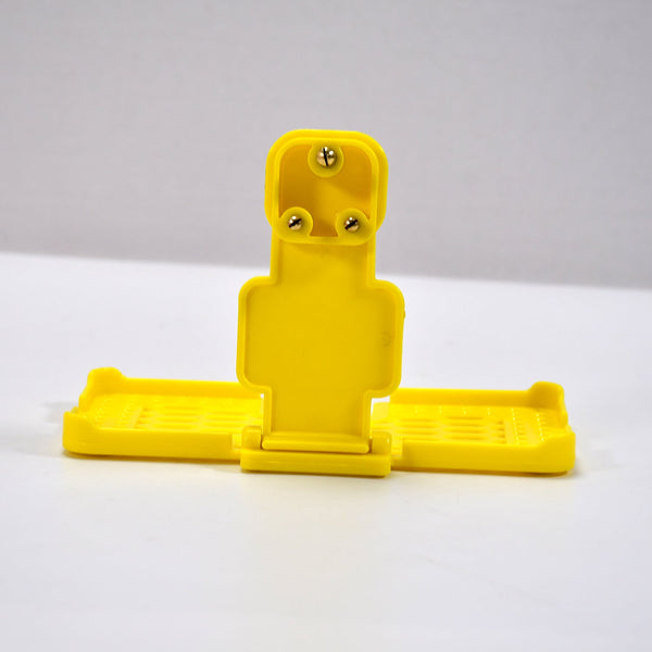 Multi-Purpose Wall Holder Stand for Charging Mobile Just Fit in Socket and Hang (Yellow) - Image 3