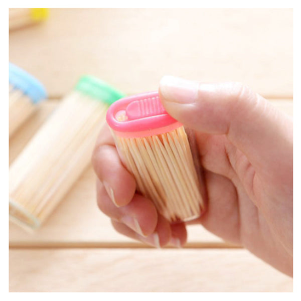 Bamboo Toothpicks with Dispenser Boxq - Image 6