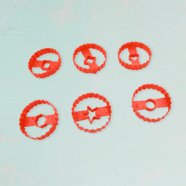 Easter Cookie Cutter Set - Plastic Biscuit Cutting Tools for DIY Baking & Cake Decoration (6-Piece) - Image 4