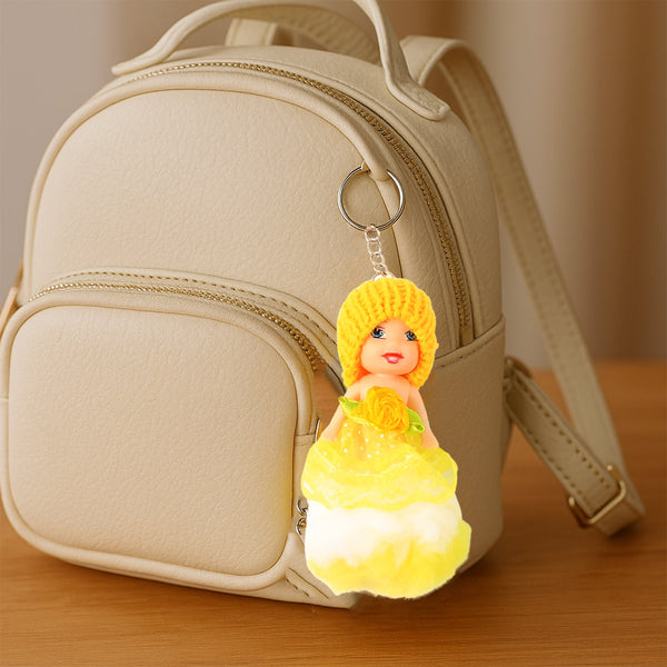 2-in-1 Kids Doll Rakhi cum Keychain – Stylish Soft Toy Rakhi for Raksha Bandhan & Daily Use as Bag or Key Ring (Mix Design) - Image 4