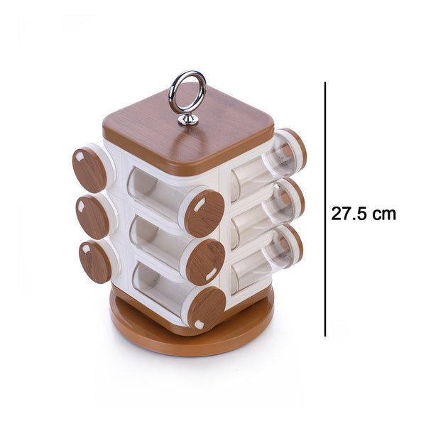 Ganesh 12-Jar Revolving Spice Rack Masala Box - Image 3