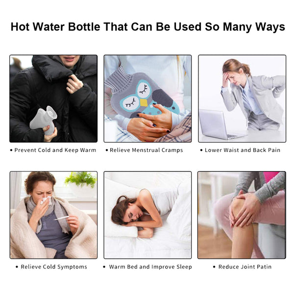 Doremon Hot Water Bag for Pain Relief & Warmth with Cover - Image 5