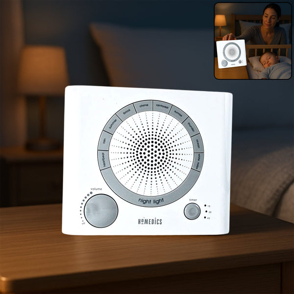 Sleep Therapy Sound Machine with 8 Soothing Sounds (Battery, Timer Option) - Image 16
