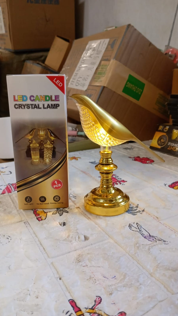 Sparrow led Table Lamp Crystal Decoration Lamp Soft Light & Energy Saving Lamp (1 Pc) - Image 2