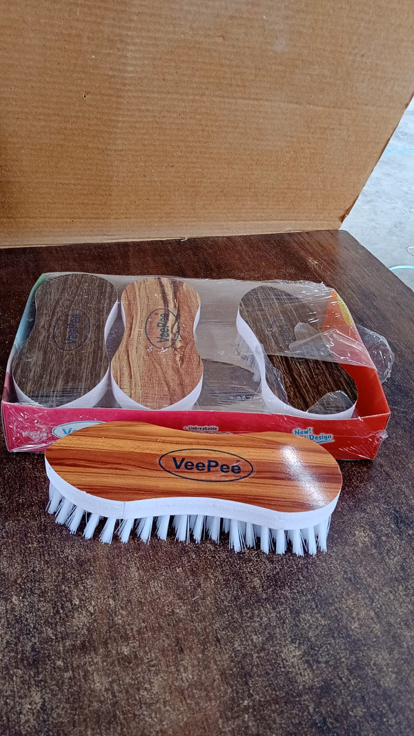 VeePee Ergonomic Curved Laundry Brush Set (4 Pc) - Image 2
