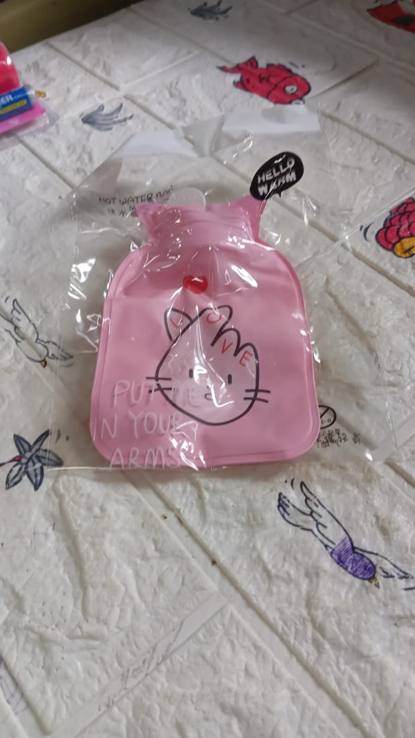 Mix Design Printed Small Hot Water Bag For Pain Relief, Neck, Shoulder Pain and Hand, Feet Warmer, Menstrual Cramps, Hot and Cold Therapy Leak Proof Pad (1 Pc) - Image 2