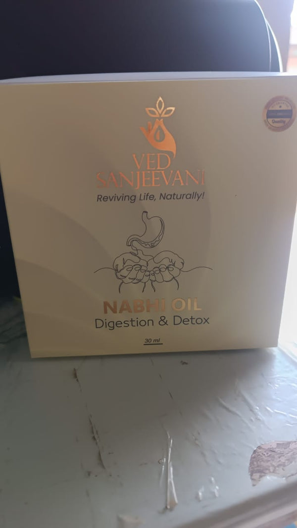 Ved Sanjeevani 30ML Ayurvedic Nabhi Oil for Digestion & Detox (30ML / 1 Pc) - Image 2