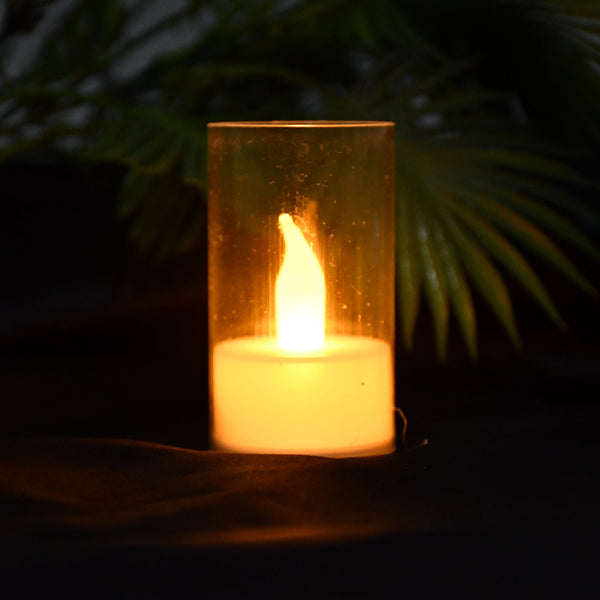 Flameless Candles with Transparent plastic Covers Set of 24 Pcs LED - Image 8
