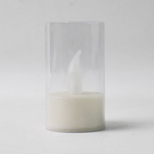 Flameless Candles with Transparent plastic Covers Set of 24 Pcs LED - Image 6