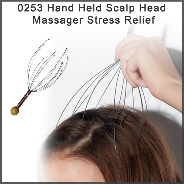 Hand Held Scalp Head Massager Stress Relief - Image 6