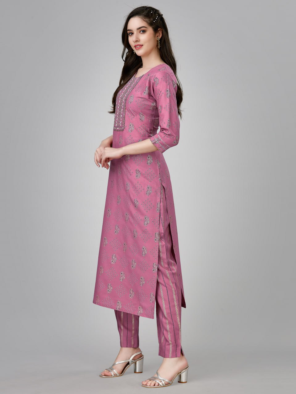 Fully Stiched Rayon 14 Kgs (Liva Approved) Kurti & Pant