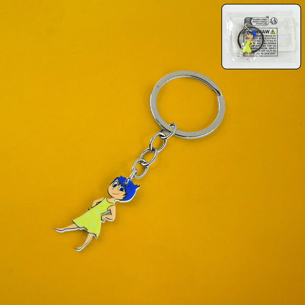 Cartoon Character Soft PVC Keychain with Haired Girl Design (1 Pc) - Image 8