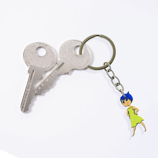 Cartoon Character Soft PVC Keychain with Haired Girl Design (1 Pc) - Image 6