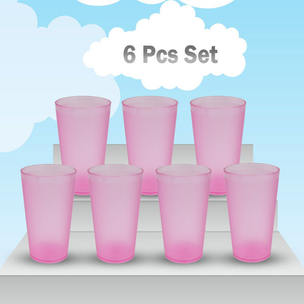 Large Glass Set – Ideal for Kitchens & Offices, Perfect for Water & Beverages (6-Piece)