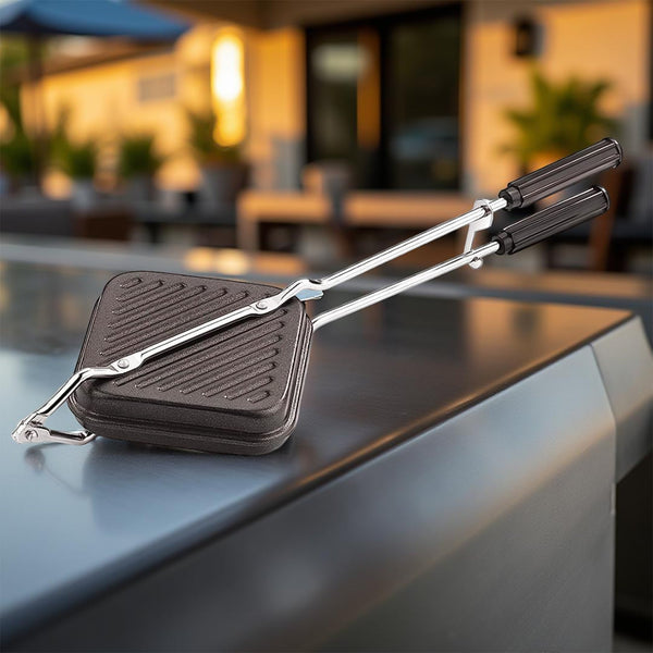 Apex Heavy Gauge Aluminium Grill Sandwich Toaster - Image 6