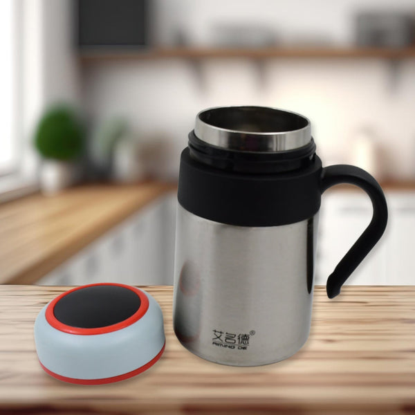 Stainless Steel Mug / Bottle Vacuum Insulated Cup With Handle & Small Cup (420 ML) - Image 5
