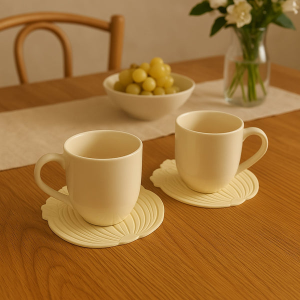 Silicone Leaf Design Coaster Set (2 Pc) - Image 5