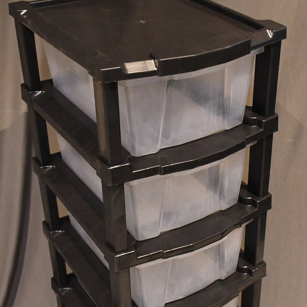 6-Layer Modular Plastic Drawer Storage Cabinet - Image 6