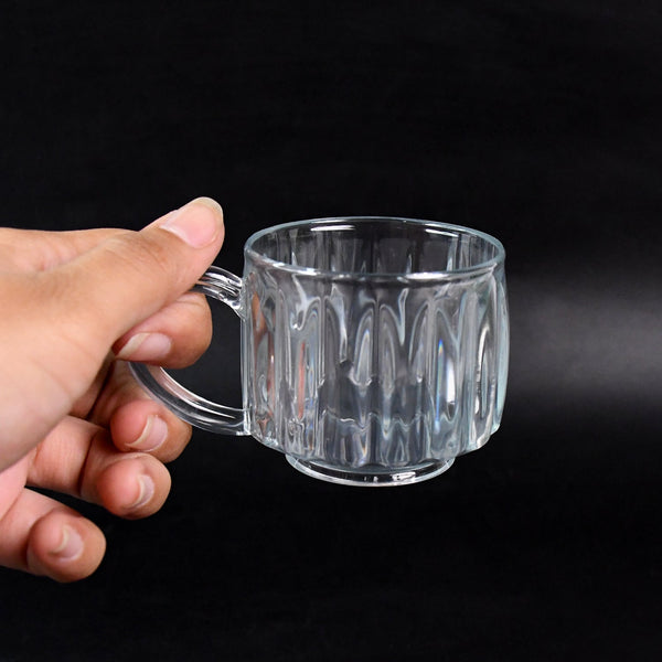 Unbreakable Transparent Plastic Tea Cups (Set of 6 Pc) - Image 4